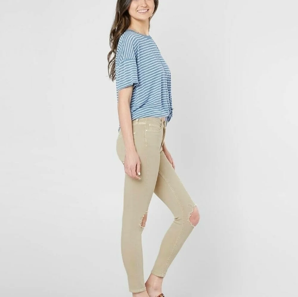 Free People High Rise Ankle Skinny Stretch Pant - Picture 6 of 12